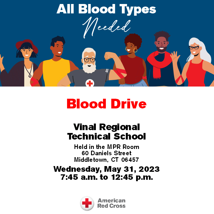 Blood Drive at Vinal Tech - 5/31/23