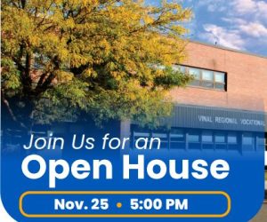 Open house Nov. 25 at 5:00.